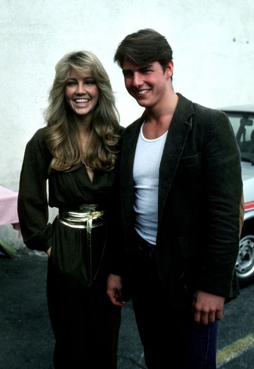 Heather Locklear alaturi de Tom Cruise in 1981