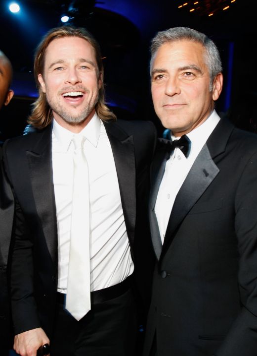 Brad Pitt si George Clooney