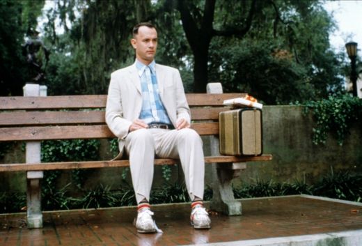 Forrest Gump (Tom Hanks) in Forrest Gump: avere de 250 de milioane de dolari