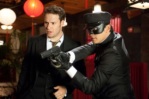 Britt Reid (Seth Rogen) in The Green Hornet: avere de 572 de milioane de dolari