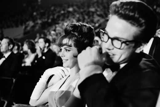 1 ianuarie 1962: Natalie Wood si Warren Beatty asista la Gala Premiilor Oscar