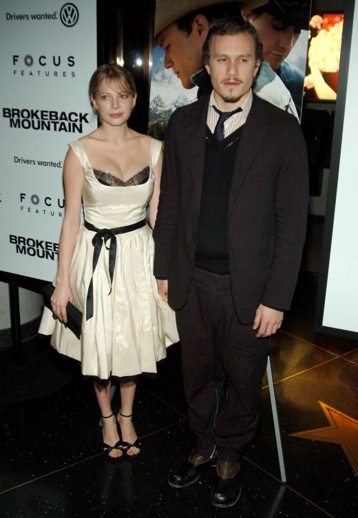 Heath Ledger si Michelle Williams in 2005