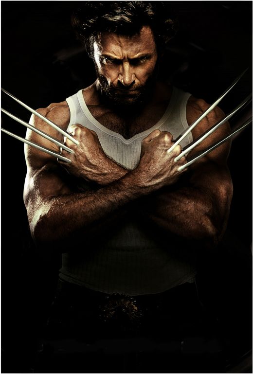 Wolverine jucat de Hugh Jackman In  X-Men (2000) through to X-Men: First Class (2011)