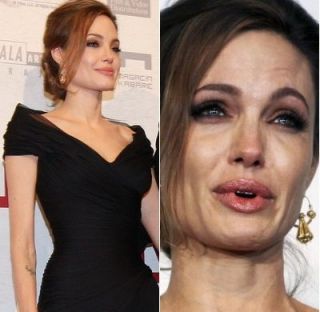 Angelina Jolie in lacrimi, imaginile cu care actrita a topit inimile a 5000 de oameni