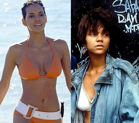 Halle Berry a debutat in 1991, in filmul Jungle Fever, unde a jucat rolul unei dependente de droguri, care sta mai mult pe strazi. pentru a fi cat mai credibila, actrita a decis sa nu se spele timp de 2 saptamani, spre oroarea colegilor ei de platou.