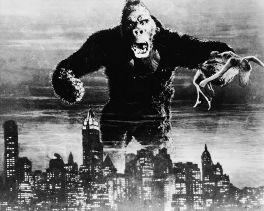 King Kong (1933): In 1933, publicul ramanea mut la vizionarea filmului King Kong, gorila care era mai inalta decat Empire State Building si inspira teama. Numai ideea ca cineva s-a gandit la asa ceva te lasa cu gura cascata.