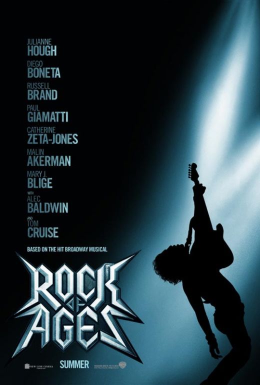 Rock of Ages(1 iunie). Alec Baldwin, Catherine Zeta Jones, Russell Brand si Tom Cruise aduc pe marile ecrana atmosfera salbatica a anilor '80 si a muzicii rock.
