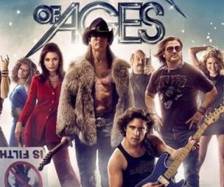 Tom Cruise de nerecunoscut in posterul de la Rock of Ages. Actorul are un abdomen perfect la 49 de ani