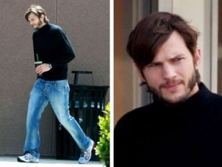 Ashton Kutcher s-a transformat in Steve Jobs: prima imagine in care actorul il imita pe geniul de la Apple