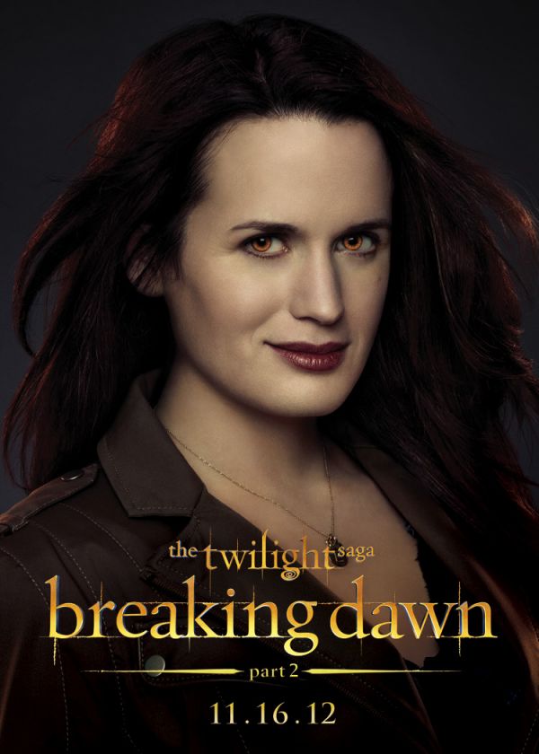 Esme Cullen (Elizabeth Reaser) este maritata cu Carlisle si este alaturi de el sefa clanului Cullen. Bella si Edward si-au numit fetita Renesmee, un nume combinatie intre Esme si numele mamei Bellei - Renee.