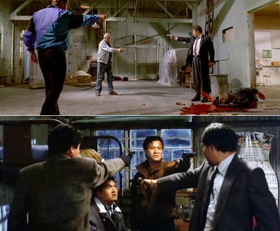 Reservoir Dogs. Majoritatea filmelor lui Tarantino sunt inspirate din filmele americane vechi sau filme asiatice insa regizorul a fost aproape de un proces cand a produs 