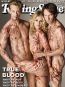 Anna Paquin, Stephen Moyer si Alexander Skarsgard, starurile serialului TV True Blood , au pozat nud si acoperiti cu pete de sange pe coperta revistei Rolling Stone in 2010.