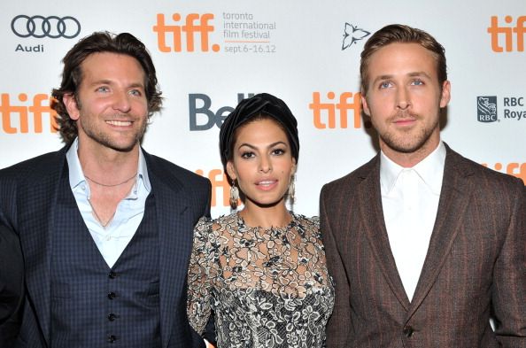 Bradley Cooper, Eva Mendes si Ryan Gosling la premiera filmului The Place Beyond the Pines