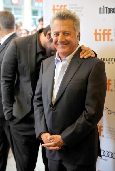 Dustin Hoffman la premiera filmului Quartet