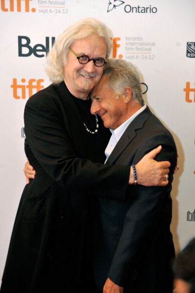 Billy Connolly si Dustin Hoffman la premiera filmului Quartet