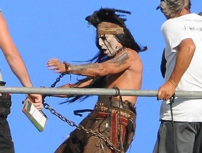 Johnny Depp, dezlantuit complet la filmarile pentru The Lone Ranger: cum va uimi actorul intr-unul dintre cele mai asteptate filme din 2013