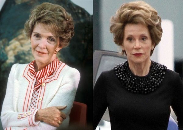 Jane Fonda in rolul lui Nancy Reagan in 