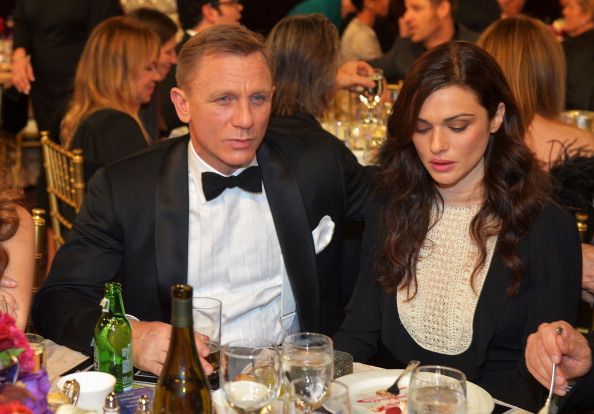 Daniel Craig si sotia sa Rachel Weisz 	