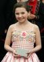 Abigail Breslin ( 10 ani) a fost nominalizata la categoria cea mai buna actrita in rol secundar cu interpretarea fetitei multi-talentate din “Little Miss Sunshine” in 2006. Abigail a mai jucat in comedia romantica “Definitely, Maybe“, cu Ryan Reynolds sau “My Sister’s Keeper” cu Cameron Diaz.