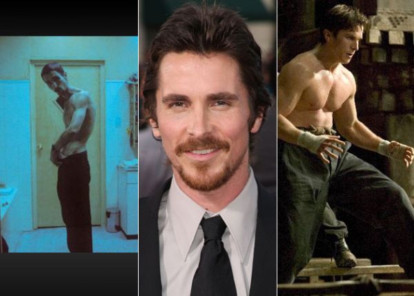 Christian Bale in Masinistul (2004), apoi in Batman Begins (2005)