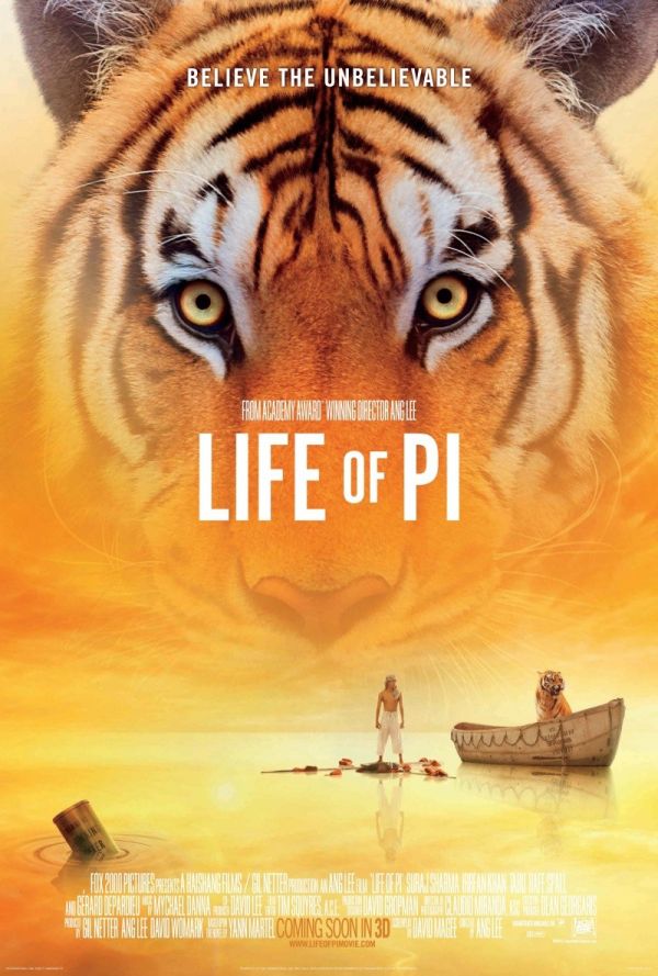 Premiere la cinema: Life of Pi, o capodopera vizuala care a uimit pe toata lumea in acest an