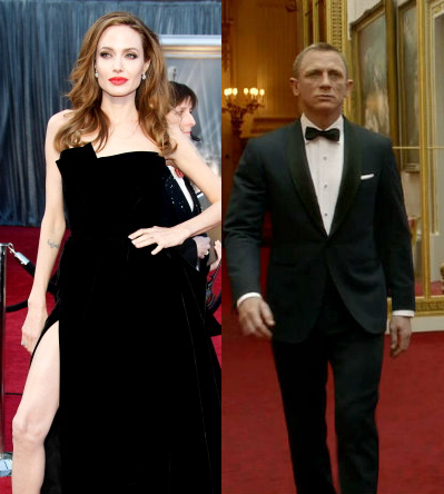 Cele mai memorabile 20 de imagini din lumea filmului in 2012: George Clooney arestat, faimosul picior al Angelinei Jolie si Daniel Craig, bodyguard-ul Reginei Elisabeta