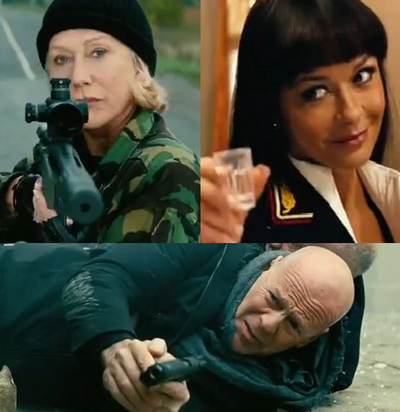 Red 2: Helen Mirren e mai dura ca James Bond, Catherine Zeta-Jones e de nerecunoscut in primul trailer pentru Greu de Pensionat 2
