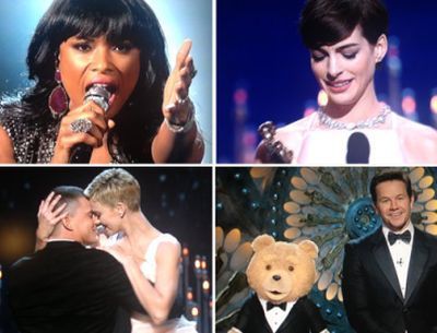Cele mai tari momente de la Oscaruri: Michelle Obama a anuntat filmul anului, Catherine Zeta-Jones a refacut scena din Chicago