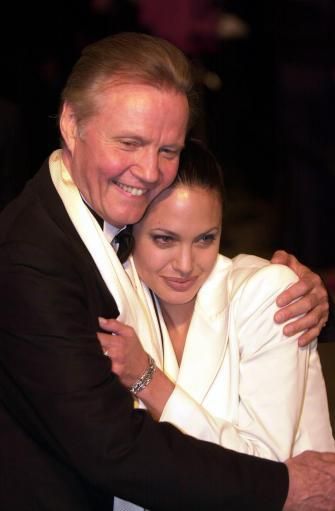 Angelina Jolie si tata ei, actorul Jon Voight