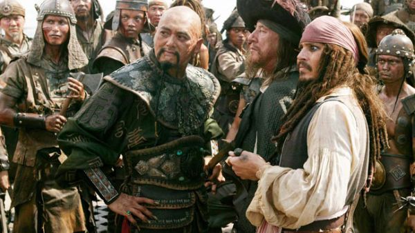 34. Pirates of the Caribbean: At World's End: Partea a treia a francizei cu Jack Sparrow l-a adus in prim plan pe Chow Yun, regele piratilor chinezi. Filmul a avut incasari de aproape un miliard de dolari.