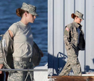 Kristen Stewart ajunge in una dintre cele mai dure inchisori din lume: primele imagini de pe platourile peliculei Camp X-Ray