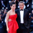 Festivalul de Film de la Venetia: Sandra Bullock si George Clooney au stralucit pe covorul rosu la premiera filmului Gravity