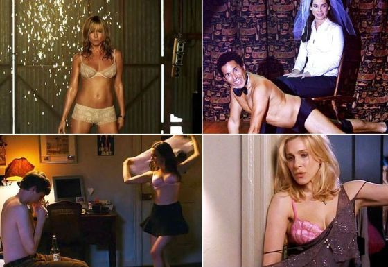 10 scene comice de striptease. Cine sunt actorii care au fost nevoiti sa joace in scene amuzante