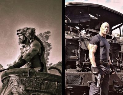Dwayne Johnson filmeaza non-stop: vezi imagini noi cu el din Hercules: The Thracian Wars si Fast and Furious 7