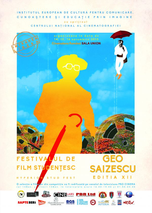 Pro Cinema iti aduce Festivalul Filmului Studentesc de Scurt-Metraj Geo Saizescu, pe 14 si 15 noiembrie