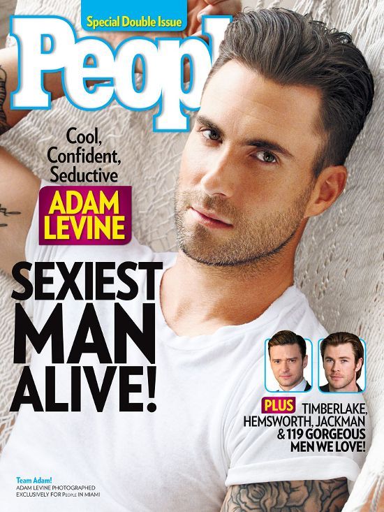 Adam Levine a fost desemnat cel mai sexy barbat in viata in anul 2013 de revista People. Ce actori se afla in top