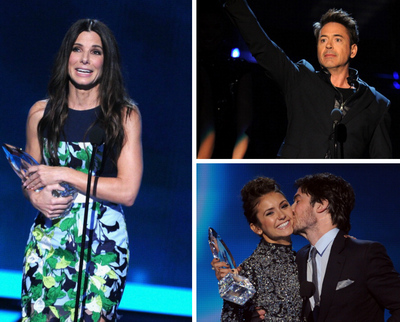 People s Choice Awards 2014: Sandra Bullock a primit 3 trofee, Iron Man 3, filmul preferat al americanilor. Vezi marii castigatori si cele mai frumoase imagini de la gala