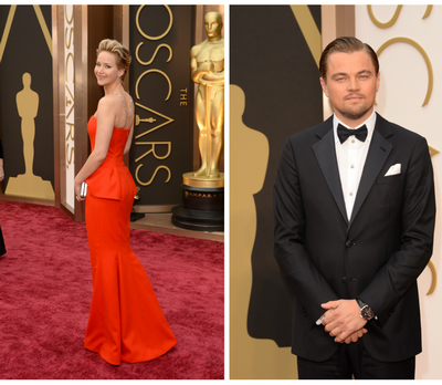 Jennifer Lawrence si Leonardo DiCaprio, desemnati cei mai frumosi actori la Gala Premiior Oscar 2014