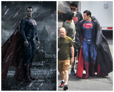 Henry Cavill impresioneaza in costumul lui Superman: primele imagini de la filmarile pentru Batman versus Superman: Dawn of Justice