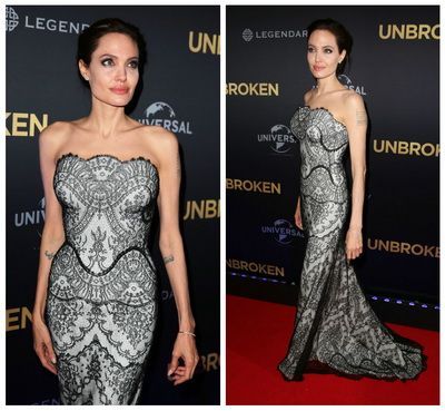 Angelina Jolie, o adevarata diva la premiera filmului ei, Unbroken: actrita a stralucit pe covorul rosu si a creat isterie in randul fanilor