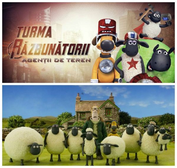 Shaun The Sheep, animatia pe care nu trebuie sa o ratezi in cinema: Mielul Shaun devine super erou in echipa Avengers in postere spoof exclusive