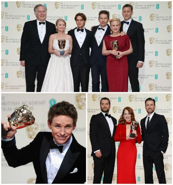 Premiile BAFTA 2015. Boyhood , premiat pentru cel mai bun film si cel mai bun regizor, Eddie Redmayne, cel mai bun actor. Vezi lista completa