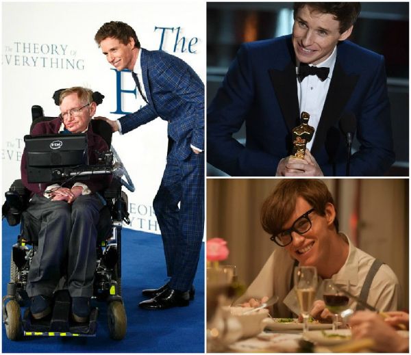 Mesajul emotionant din partea lui Stephen Hawking: ce i-a transmis savantul lui Eddie Redmayne, cel care l-a jucat in The Theory of Everything si a castigat Oscarul