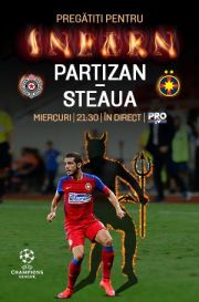 Fotbal UEFA Champions League: Partizan Belgrad - FC Steaua Bucuresti