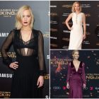 Jennifer Lawrence si-a luat adio de la eroina care a transformat-o in cea mai iubita actrita din lume: aparitiile senzationale ale vedetei la premierele ultimului film Hunger Games