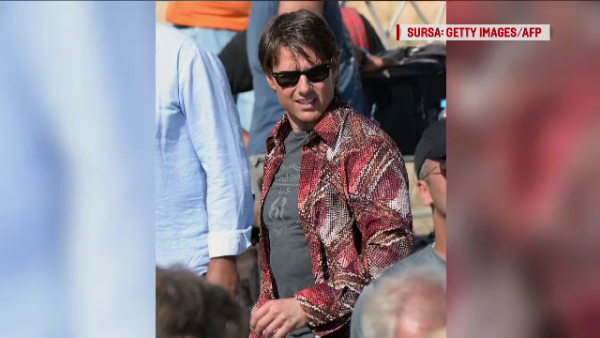 Tom Cruise se afla la Paris pentru a turna episodul 6 din Misiune Imposibila . Cursele nebune cu masini si elicoptere