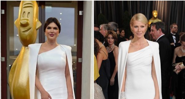Rochia purtată de Monica Bîrlădeanu la Premiile Gopo e un remake al celei purtate de Gwyneth Paltrow la Oscaruri