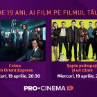 19 ani de PRO Cinema, sărbătoriți pe 19 aprilie cu două filme de gală