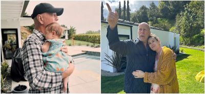 Fiica lui Bruce Willis ne arată latura lui tandră de bunic