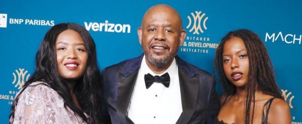 Forest Whitaker și-a scos fiicele la o serată umanitară